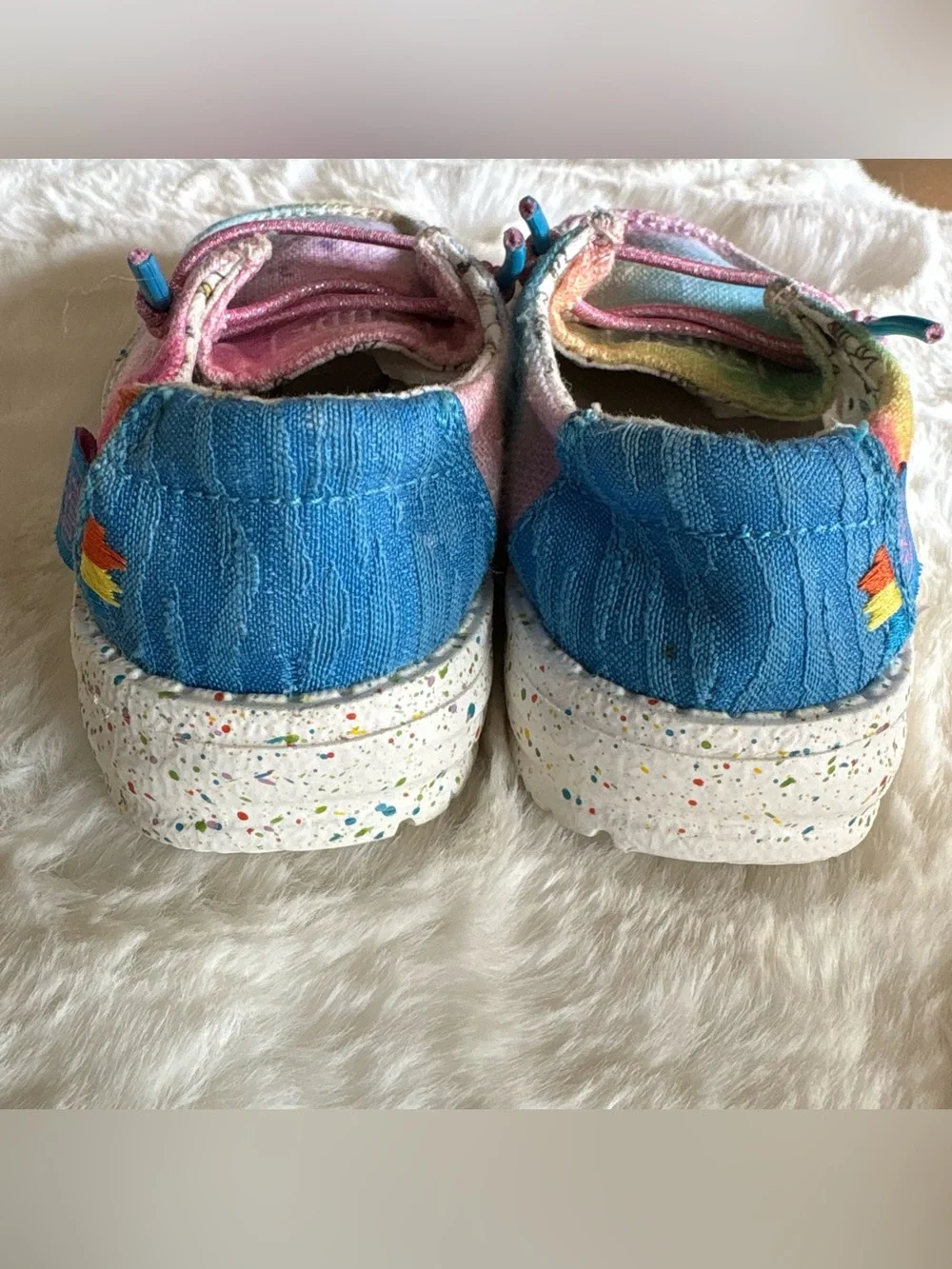 6/$20 Hey Dude Toddler Wendy Dreamer Magic Casual Multicolor Shoes K6